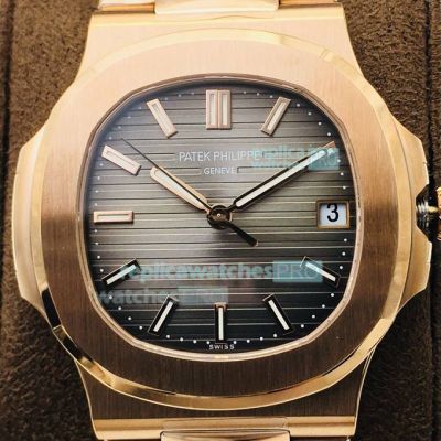 New PPF Nautilus 5711 Rose Gold Replica Patek Philippe Watch